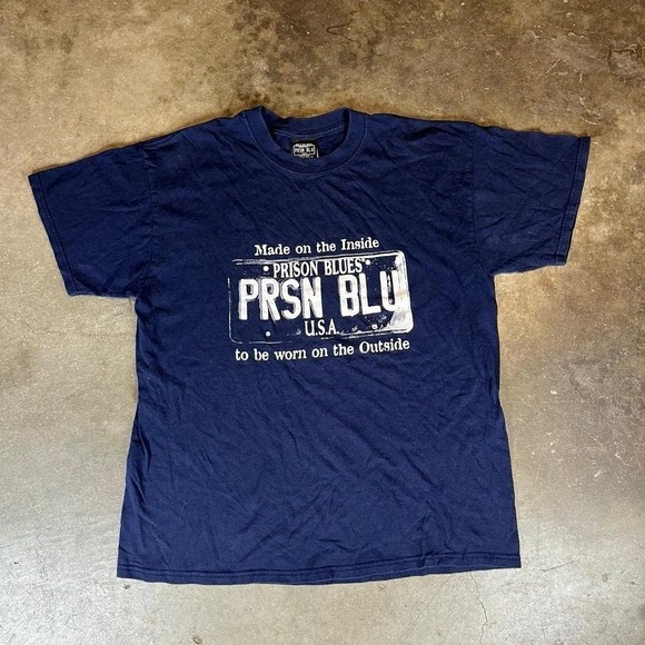 American Vintage Other - Vintage Prison Blues navy blue tee Size men's large